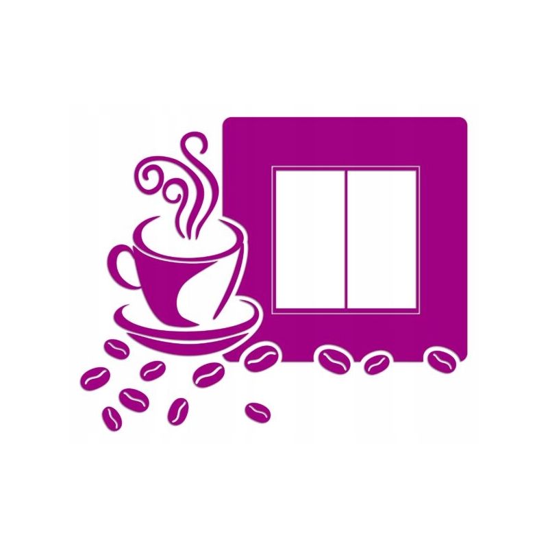 Naklejka welurowa ochronna na kontakt gniazdko NPW 210-10 L ciemny róż