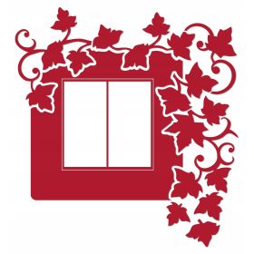 Naklejka welurowa ochronna na kontakt gniazdko NPW 210-20 P czerwony