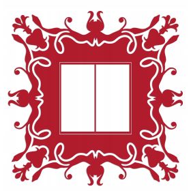 Naklejka welurowa ochronna na kontakt gniazdko NPW 210-18 czerwony