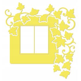 Naklejka welurowa ochronna na kontakt gniazdko NPW 210-20 P żółty