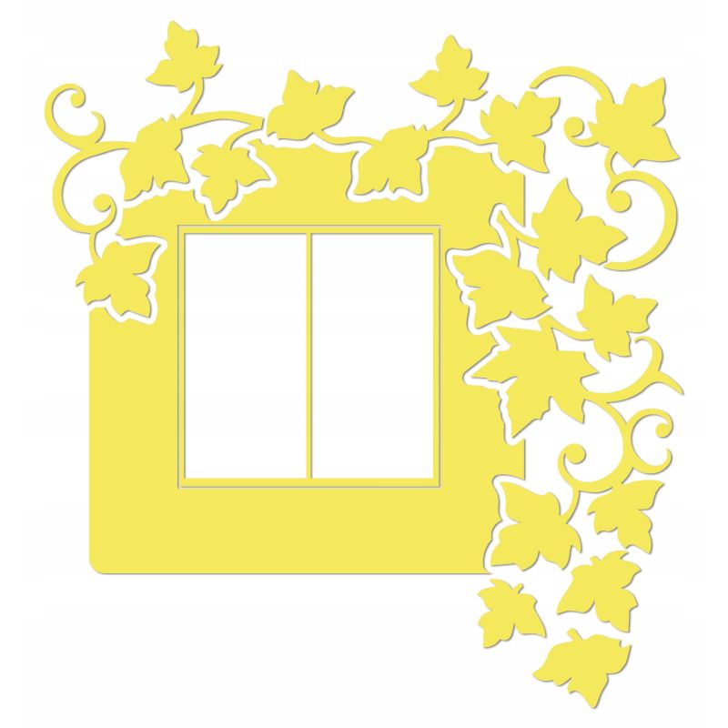 Naklejka welurowa ochronna na kontakt gniazdko NPW 210-20 P żółty