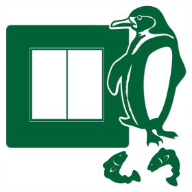 Naklejka welurowa ochronna na kontakt gniazdko NPW 210-16 P ciemno zielony