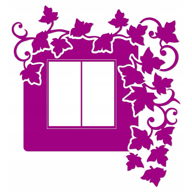 Naklejka welurowa ochronna na kontakt gniazdko NPW 210-20 P ciemny róż