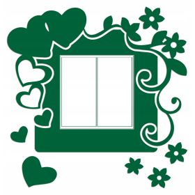 Naklejka welurowa ochronna na kontakt gniazdko NPW 210-17 L  ciemny zielony