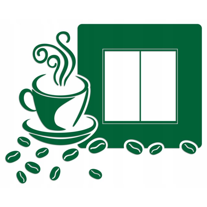 Naklejka welurowa ochronna na kontakt gniazdko NPW 210-10 L  ciemny zielony