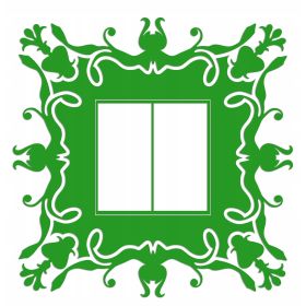 Naklejka welurowa ochronna na kontakt gniazdko NPW 210-18 zielona