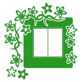 Naklejka welurowa ochronna na kontakt gniazdko NPW 210-14 L zielona