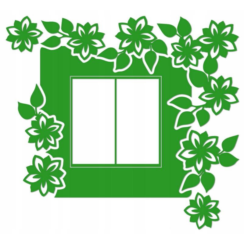 Naklejka welurowa ochronna na kontakt gniazdko NPW 210-19 P zielona