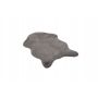 Dywanik nowoczesny RABBIT FUR DARK GREY Szary 60x90 cm FUTRO miękki MIŚ