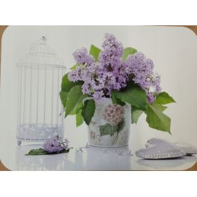 PODKŁADKA MATA STOŁOWA LAMINOWANA NA STÓŁ JASNOFIOLETOWY BEZ