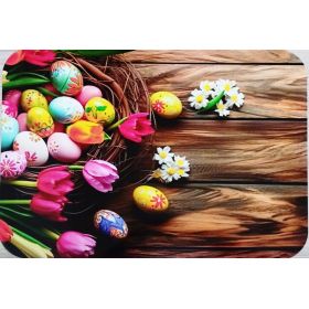 PODKŁADKA MATA STOŁOWA LAMINOWANA NA STÓŁ PISANKI W GNIAZDKU