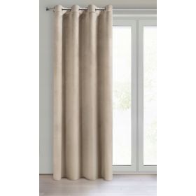 Zasłona 140 x 250 Dekoracyjna Welwet Melanie Beż na przelotkach
