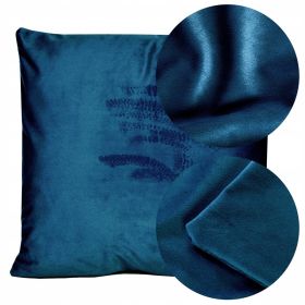 Poszewka 40 x 40 Dekoracyjna Velvetowa Giorgia GRANATOWA