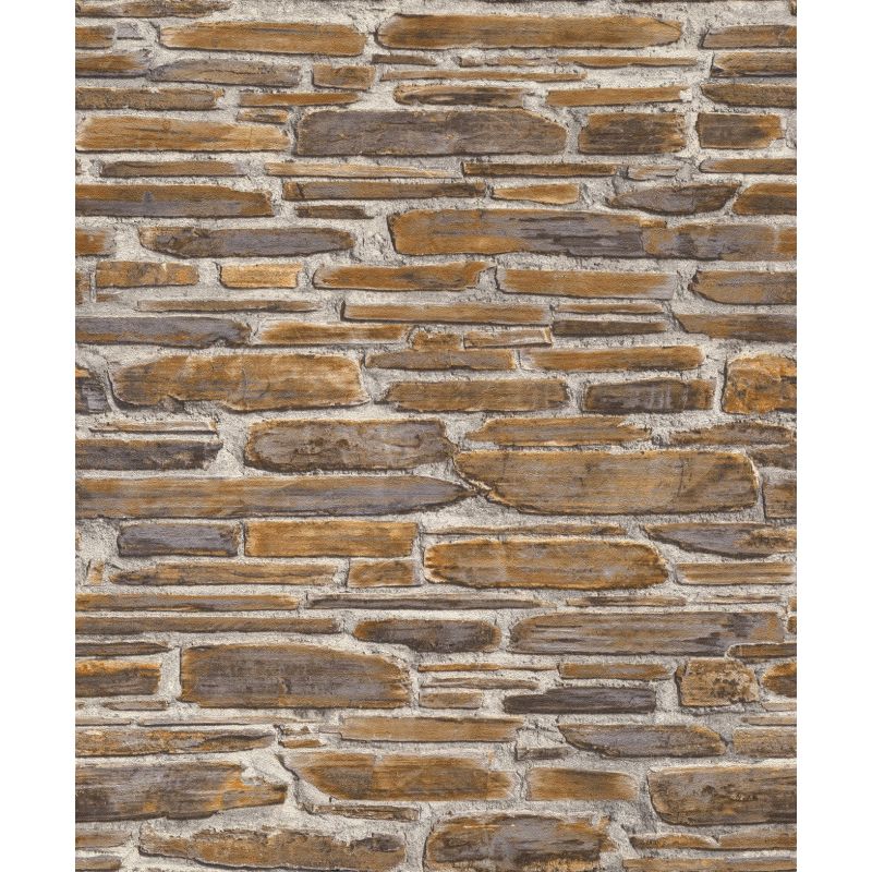 TAPETA 863444 CEGŁA RUDA SZRA ŁUPEK KAMIEŃ Fliz