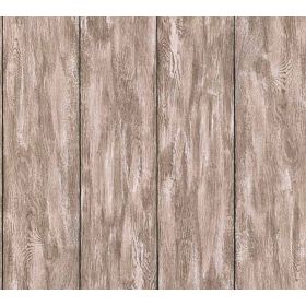 TAPETA 36152-4 DESKA BRĄZOWO-BEŻOWA PANELE Vintage Retro Winylowa Fliz