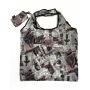 TORBA SKŁADANA EKO SOFT ZAKUPY CZARNA BIAŁA GAZETA