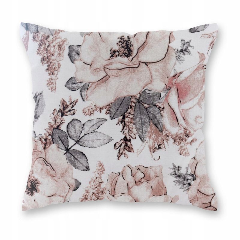 Poszewka na Poduszkę BAWEŁNA 40x40 Jasiek pastelowe kwiaty DEKORACYJNA