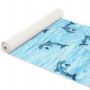 Dywanik Mata Antypoślizgowa łazienka 65x10 cm 150A NIEBIESKA DELFINY