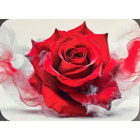 PODKŁADKA MATA STOŁOWA LAMINOWANA NA STÓŁ CZERWONA DUŻA RÓŻA