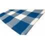 ŚCIERKA KUCHENNA Uniwersalna 38x64cm Bawełna biało niebieska KRATA