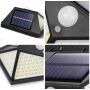 Lampa solarna z czujnikiem ruchu i zmierzchu 100LED IP65 wodoodporna 3tryby