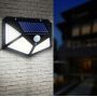 Lampa solarna z czujnikiem ruchu i zmierzchu 100LED IP65 wodoodporna 3tryby