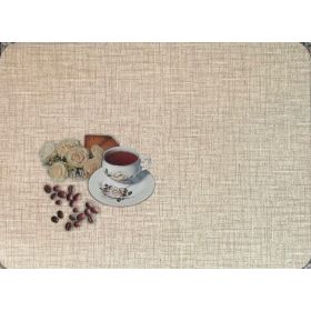 PODKŁADKA MATA KORKOWA NA STÓŁ 28.5 x 39.1 FILIŻANKA BEŻ