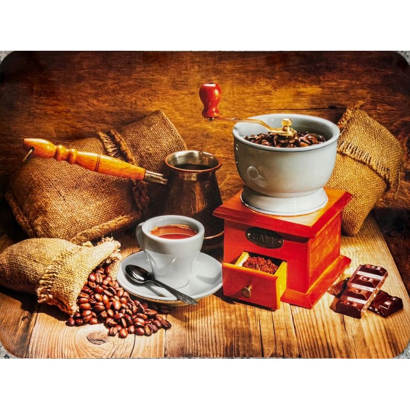 PODKŁADKA MATA KORKOWA NA STÓŁ 28.5 x 39.1 KAWA MŁYNEK