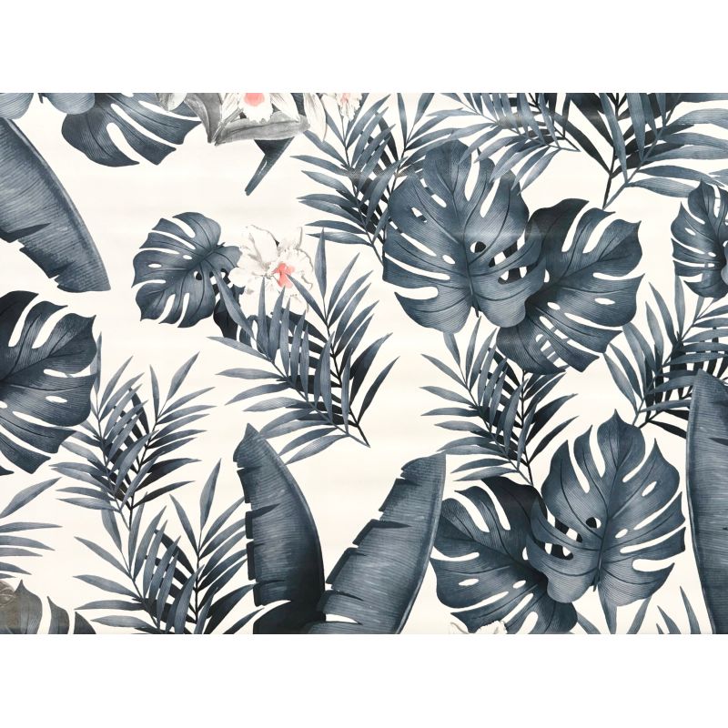 OBRUS CERATA GRUBA NA METRY SZARE LIŚCIE MONSTERA LILIA