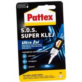 PATTEX S.O.S. Super Klej Ultra Żel Błyskawiczny supermocny superelastyczny