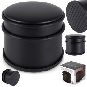 Stoper drzwi metalowy czarny 9cm odbojnik ogranicznik wolnostojący CIĘŻKI