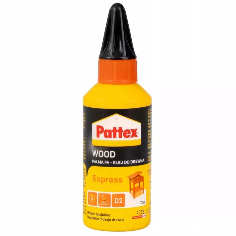 Pattex Klej do drewna Express 75 g szybkowiążący elastyczny bezbarwny