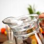 Uniwersalny dzbanek szklany do wody kompotu napojów z pokrywką 1,4 L