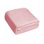 Koc narzuta Mikrofibra 160x200 miękki LEKKI ciepły RÓŻOWY Jednokolorowy