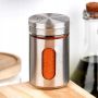 Pojemnik na przyprawy z sitkiem 100 ml szkło stal nierdzewna
