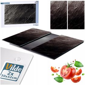 Deska do krojenia osłona kuchenki szklana 60x52cm kpl 2szt szkło hartowane