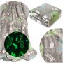 Koc 150x200 Mikrofibra Fluorescencyjny ŚWIECĄCY w ciemności szary DINOZAURY