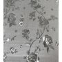 OBRUS CERATA GY Elegancka SREBRNA Róże Wzór z boku NA METRY