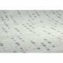 Tapeta A19302 turkusowo-szare kropki na białym tle