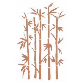 Naklejka welurowa dekoracja na ścianę Bambus NW 42.70-01P Beżowy