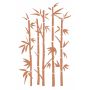 Naklejka welurowa dekoracja na ścianę Bambus NW 42.70-01P Beżowy