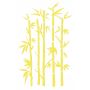 Naklejka welurowa dekoracja na ścianę Bambus NW 42.70-01P Żółty