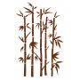 Naklejka welurowa dekoracja na ścianę Bambus NW 42.70-01L Brązowy