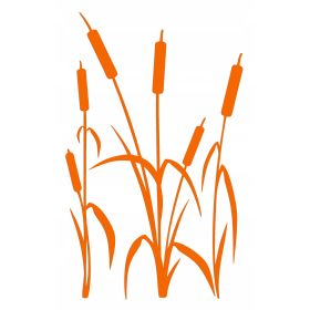 Naklejka welurowa dekoracyjna na ścianę Tatarak NW 42.70-15P brzoskwiniowy