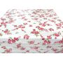 OBRUS CERATA GRUBA NA METRY BIAŁA W CZERWONO RÓŻOWE RÓŻE