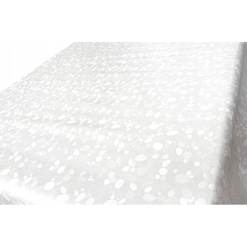 OBRUS CERATA BIAŁA DROBNE KAMYCZKI GRUBA NA METRY