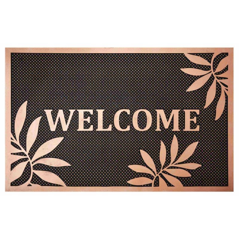 Wycieraczka 45x70 antypoślizgowa gumowa kokosowa WELCOME naturalne włókna