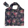 TORBA SKŁADANA EKO SOFT ZAKUPY Czarna Czerwone Róże