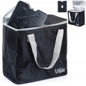 Torba TERMICZNA plażowa turystyczna 30L + wkład chłodzący w zestawie