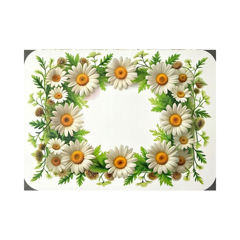 PODKŁADKA MATA LAMINOWANA NA STÓŁ KWIATY STOKROTKI